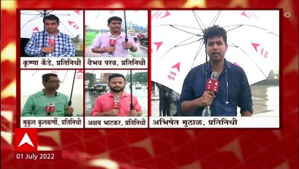 Marine Line Rain Update : मरीन ड्राईव्हवर पावसाची परिस्थिती काय? ABP Majha