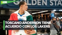 Juan Toscano jugaría junto a LeBron James en Los Ángeles Lakers