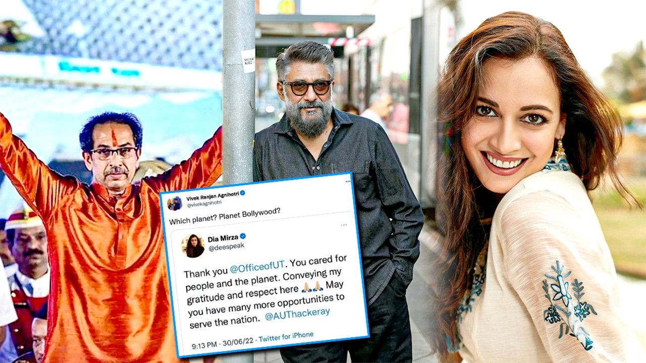 Vivek Agnihotri Mocks Dia Mirza For Praising Uddhav Thackeray