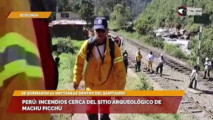 Perú: incendios cerca del sitio arqueológico de Machu Picchu