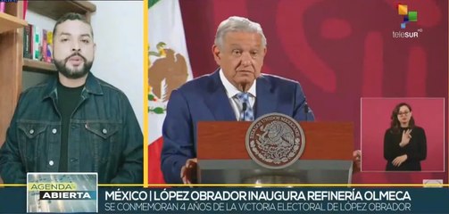 Mandatario mexicano inaugura infraestructura refinadora Olmeca