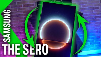 La TV GIRATORIA se CONVIERTE en UN MÓVIL de 43 PULGADAS Análisis SAMSUNG THE SERO