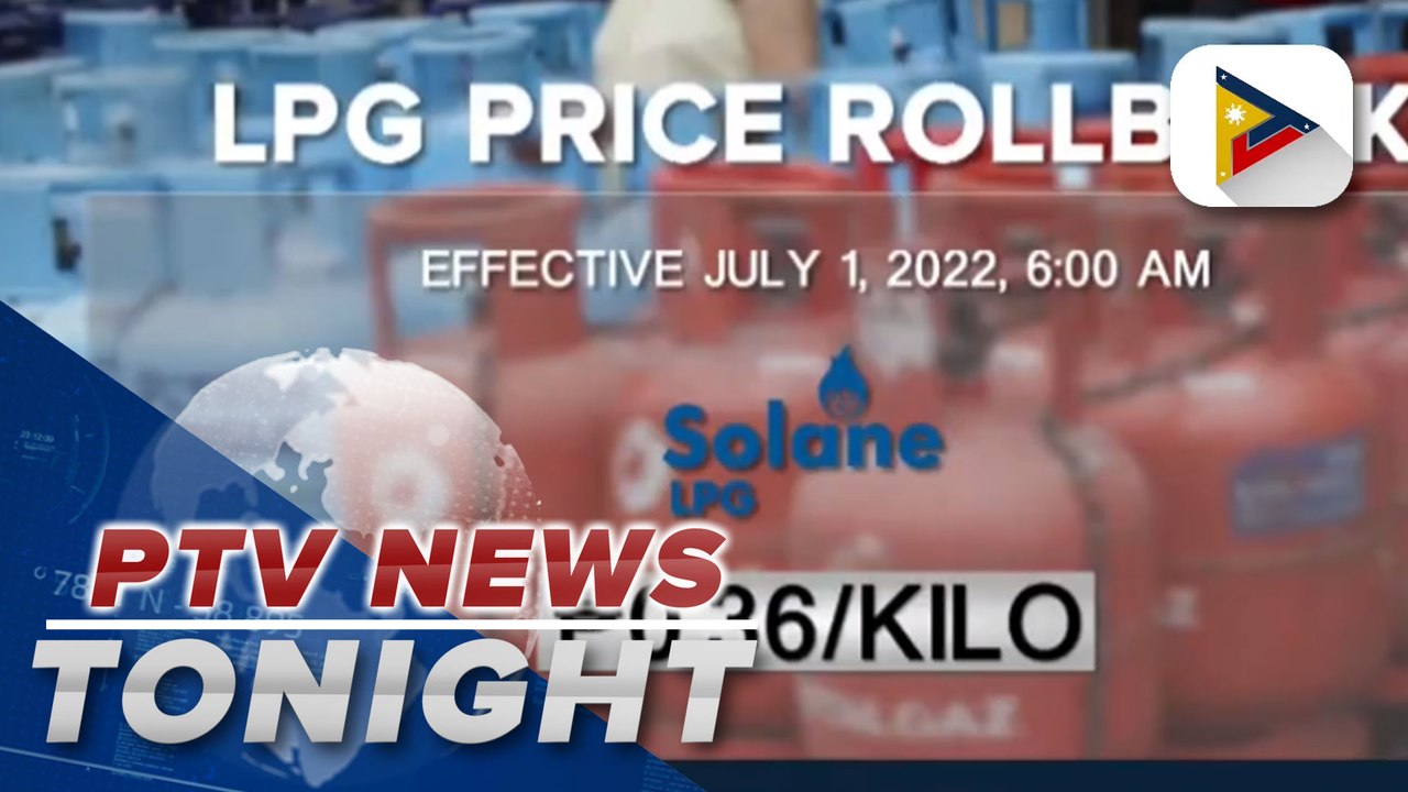 Select oil companies implement rollback on LPG price; Weak peso to affect rollback for petroleum products