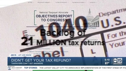 Didn't get your tax refund? Taxpayers can't get answers