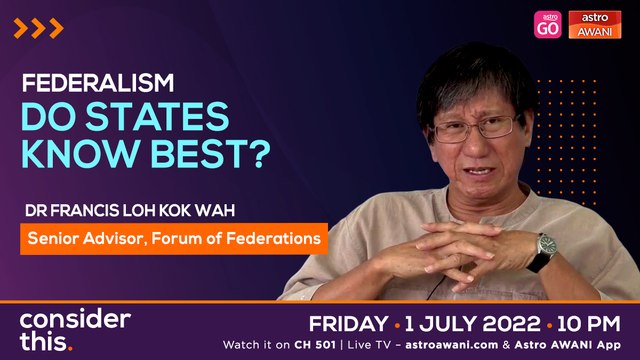 Consider This: Federalism (Part 2) - Managing A Peaceful Evolution?