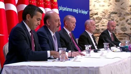 Bakan Bilgin, asgari ücrette ara artışa ilişkin toplantıda konuştu Açıklaması