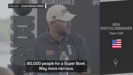 Roethlisberger 'more nervous' playing golf than the Super Bowl