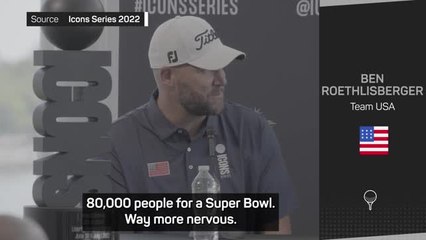 Roethlisberger 'more nervous' playing golf than the Super Bowl