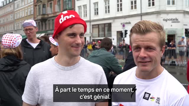 Tour de France - Les fans danois aux anges