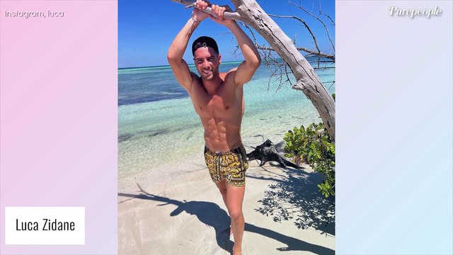 Zinedine Zidane : Son fils Luca expose sa silhouette très musclée dans un décor paradisiaque