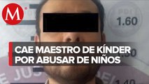 Detienen a maestro por presunto abuso sexual en kínder de Ecatepec