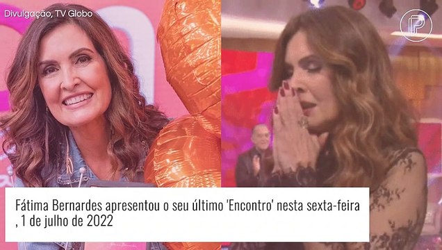 Despedida do 'Encontro com Fátima Bernardes' tem choro, presença das filhas e mais: tudo sobre saída da jornalista