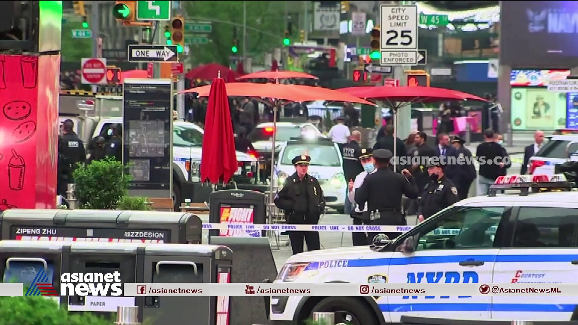 ന്യൂയോര്‍ക്ക് ടൈംസ് സ്‌ക്വയറില്‍ വെടിവെയ്പ്പ്; നാലുവയസ്സുകാരിക്കുള്‍പ്പെടെ പരിക്ക്