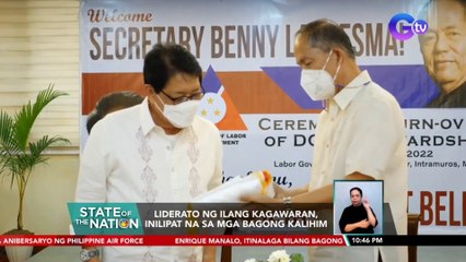 Liderato ng ilang kagawaran, inilipat na sa mga bagong kalihim | SONA