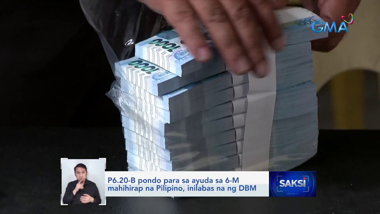 P6.20-B pondo para sa ayuda sa 6-M mahihirap na Pilipino, inilabas na ng DBM | Saksi