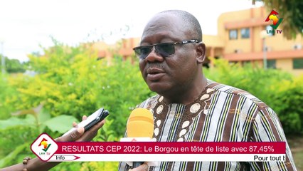 RÉSULTATS DE L'EXAMEN DU CEP 2022