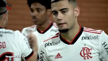 Flamengo divulga vídeo de despedida de Andreas Pereira