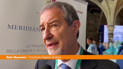 Musumeci "La Sicilia può candidarsi ad 'hub' del turismo sanitario"