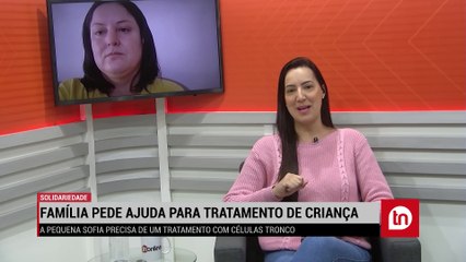 Família pede ajuda para tratamento de criança de 5 anos; assista