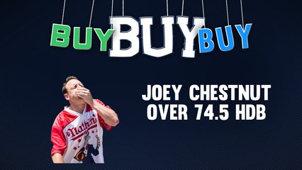 Back Joey Chestnut To Go Over 74.5 HDB On Monday