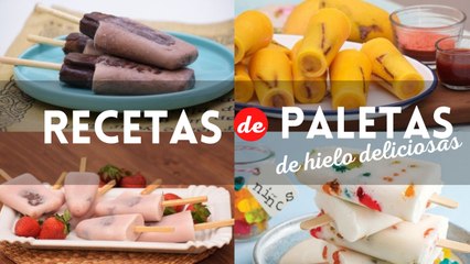 5 fáciles y deliciosas recetas de paletas de hielo para toda la familia