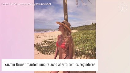 Yasmin Brunet desabafa e revela que já perdoou traição: 'Me arrependi'