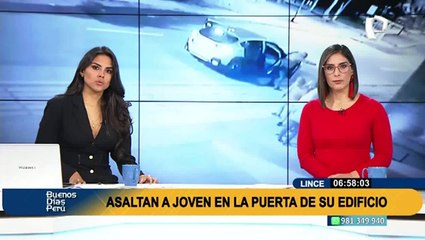 Asaltan a joven en la puerta de su edificio: robo ocurrió frente a una caseta de serenazgo de Lince
