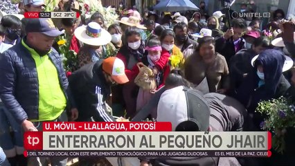 Llallagua está luto y da el último adiós a Jhair Matías