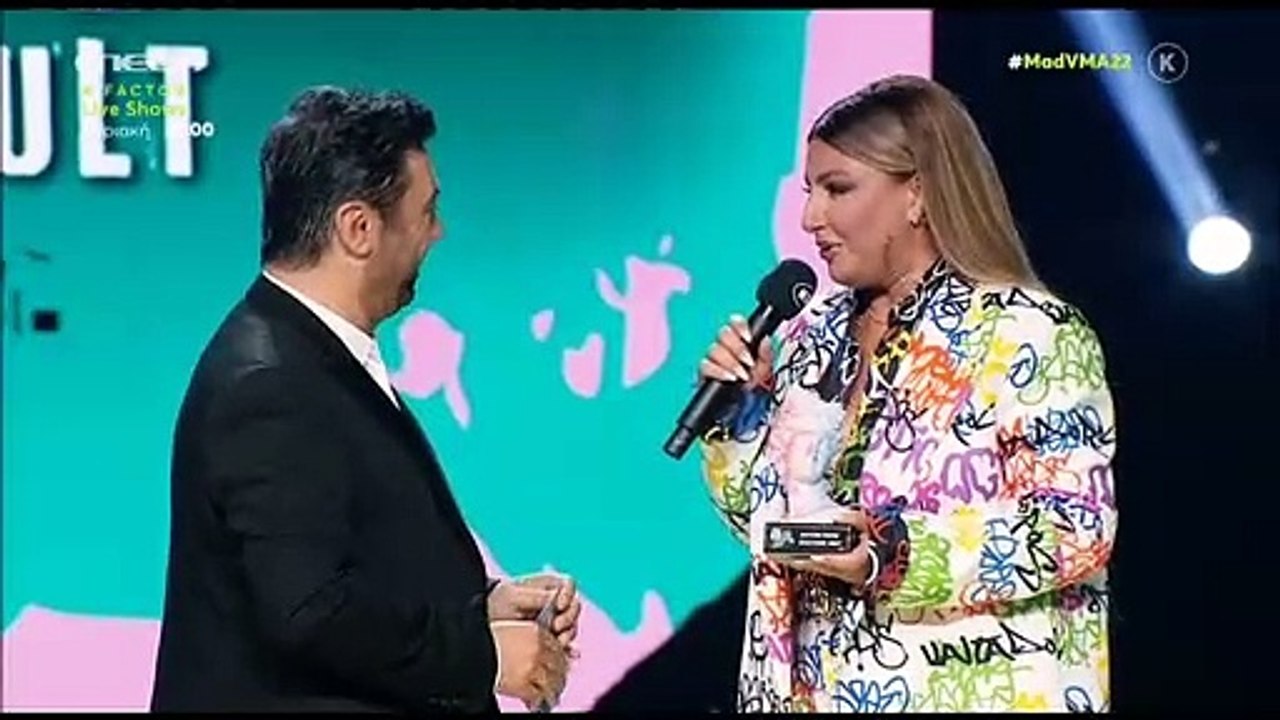 Mad VMA 2022:Αποθεώθηκε η Παπαρίζου στο Twitter...