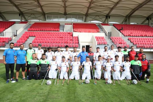 Ampute Milli Futbol Takımı'nın Giresun kampı başladı