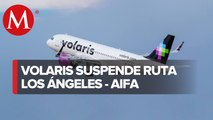 Volaris suspende ruta internacional en AIFA por retraso en recuperación de categoría 1