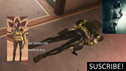Some matches in R6 Siege and my fails playing as Ela xD / Funny video