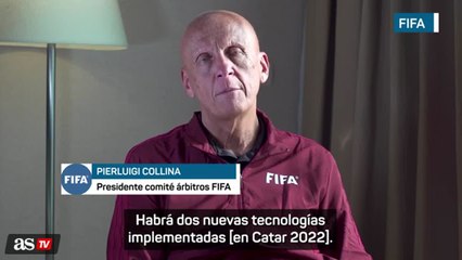 Collina explica el fuera de juego semiautomático de Qatar