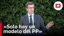 Feijóo defiende que «solo hay un modelo del PP» y que lo comparte con Ayuso y Moreno