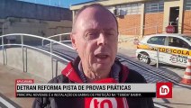 Detran reforma pista de provas práticas em Apucarana; veja