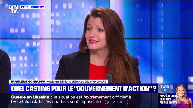 Marlène Schiappa à propos d'Élisabeth Borne: Ça aurait été un très mauvais signal de faire partir la première femme Première ministre depuis Édith Cresson