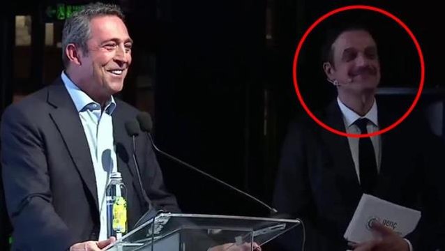 Toplantıya damga vuran anlar! Ali Koç, Hangi takımlısın? diye sorduğu ünlü oyuncu Ufuk Özkan'ı fena bozdu