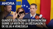 Guaidó y Solórzano se pronuncian sobre la visita de la delegación de EE.UU a Venezuela – 01Jun - VPItv