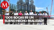 AMLO inaugura refinería de Dos Bocas; 