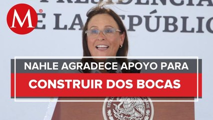 "Hoy hacemos historia", dice Rocío Nahle tras inauguración de refinería en Dos Bocas