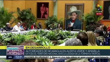 Presidente Daniel Ortega convoca a extremar medidas ante llegada de tormenta tropical Bonnie