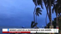 Así está la situación en San Andrés tras la llegada de la tormenta tropical Bonnie