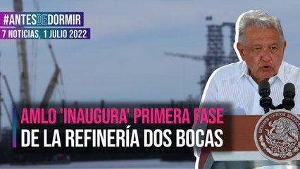 Refinería Dos Bocas, un sueño hecho realidad: AMLO