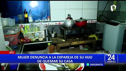 Ate: acusan a mujer de incendiar la casa de su expareja porque rompió la relación
