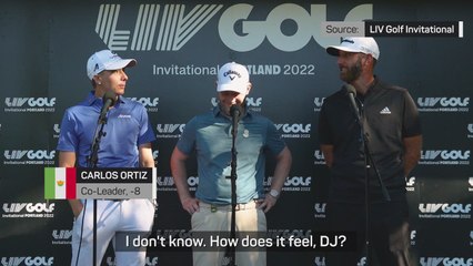 Johnson jokes about being financially set up from LIV Golf