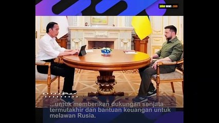 Usai Bertemu Jokowi, Presiden Ukraina Minta Senjata Militer Canggih dari NATO