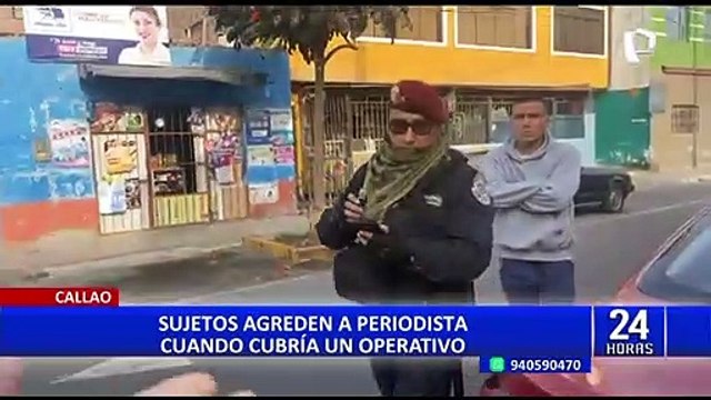 Callao: golpean a reportero que denunciaba a autos mal estacionados
