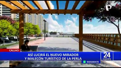 Callao: Presentan proyecto del "Mirador de La Perla"