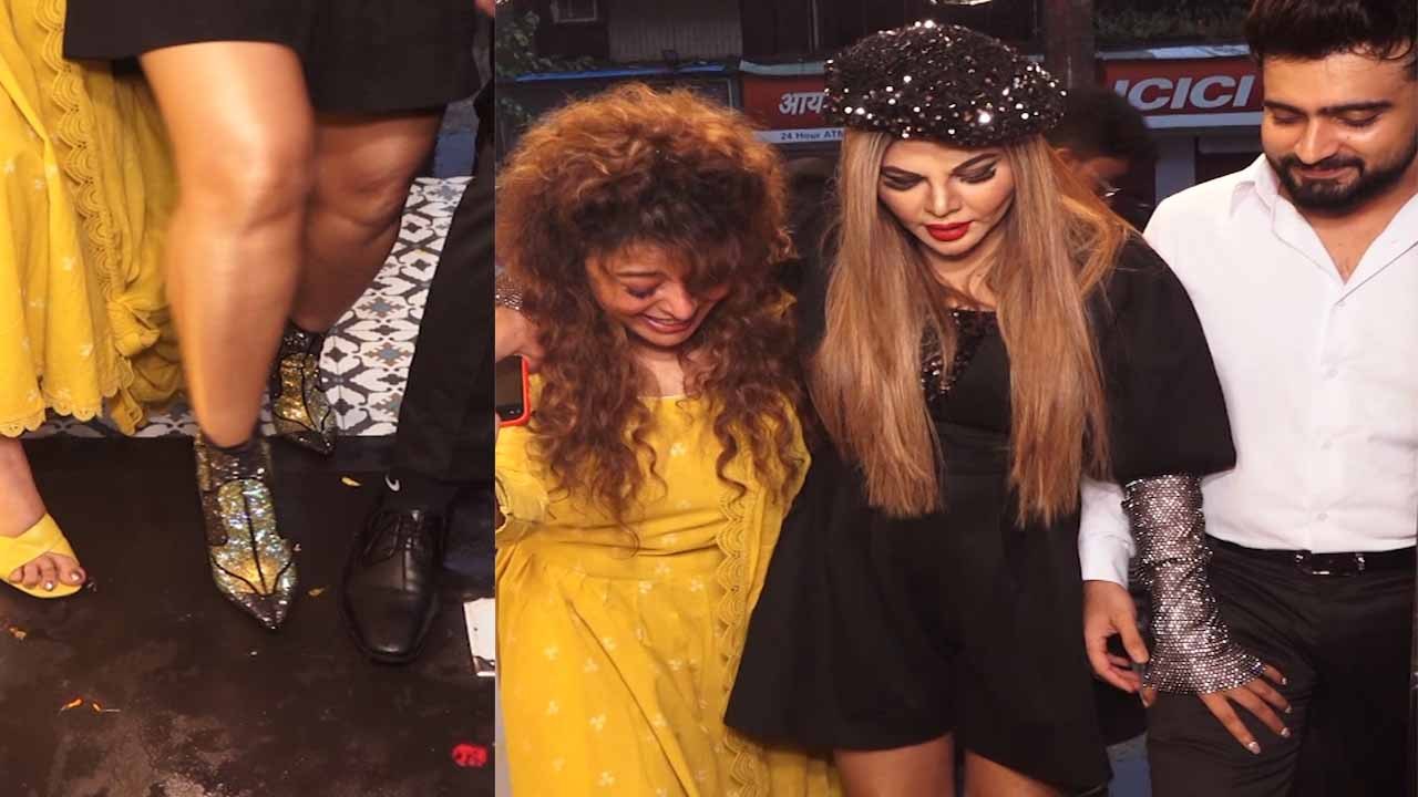 Rakhi Sawant Inaugurated Nail Art Studio in Lokhandwala with BF Adil