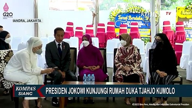 Tiba di Indonesia, Presiden Jokowi Bersama Ibu Negara Langsung Bertakziah ke Rumah Duka Menpan RB